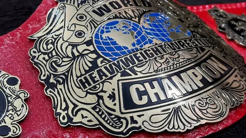 WWE Wrestling Championship Belt Replica Belt WWE Collectible Wrestling Cosplay WWE Fan Gear Adult Size Belt Wrestling Memorabilia
