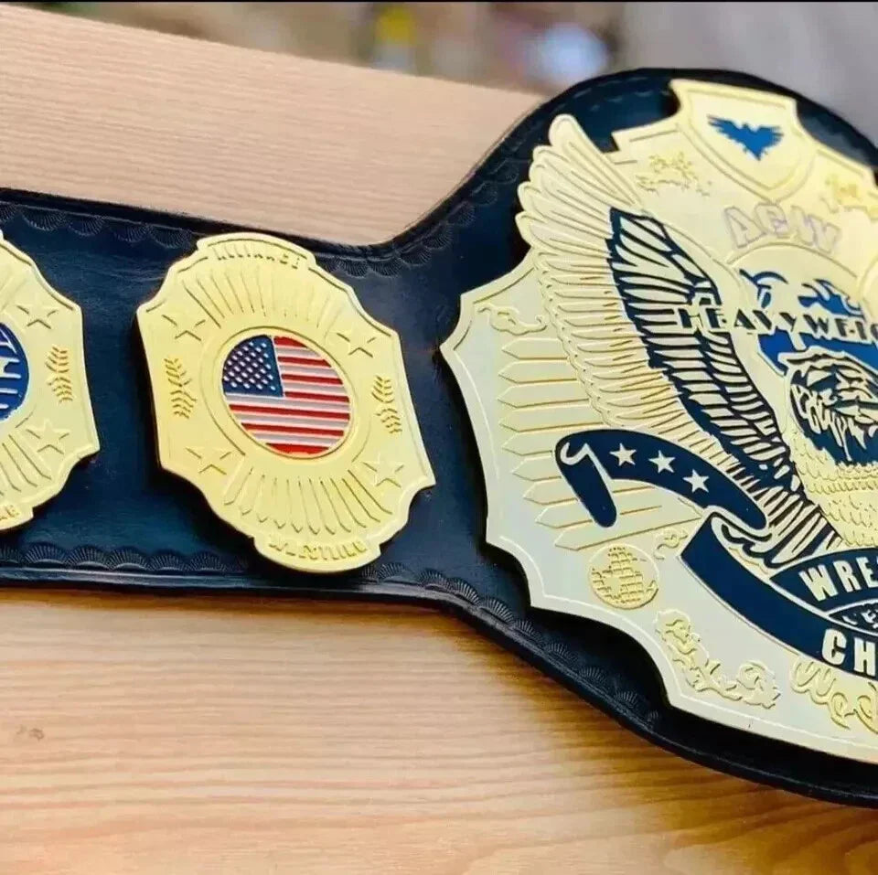 NEW CUSTOM HEAVYWEIGHT CHAMPIONSHIP WRESTLING BELT 2MM BRASS