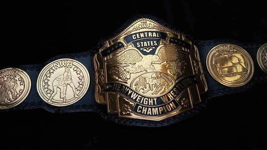 BRAND NEW CENTRAL STATES HEAVYWEIGHT CHAMPIONSHIP WRESTLING BELT 2MM BRASS