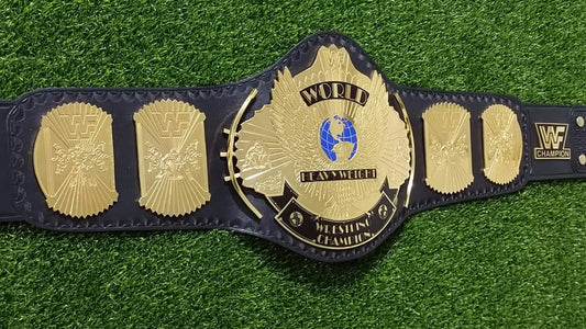 Winged Eagle Championship Wrestling Replica Title Belt 4mm Zinc Adult Size